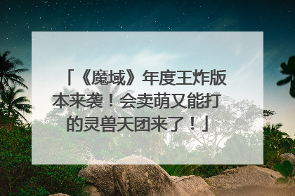 《魔域》年度王炸版本来袭！会卖萌又能打的灵兽天团来了！