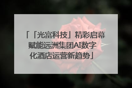 「光富科技」精彩启幕 赋能远洲集团AI数字化酒店运营新趋势