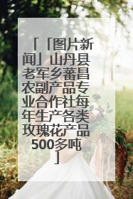 「图片新闻」山丹县老军乡蕃昌农副产品专业合作社每年生产各类玫瑰花产品500多吨