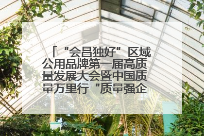 “会昌独好”区域公用品牌第一届高质量发展大会暨中国质量万里行“质量强企•质品行动”进会昌启动仪式成功举办
