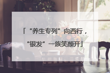 “养生专列”向西行，“银发”一族笑颜开