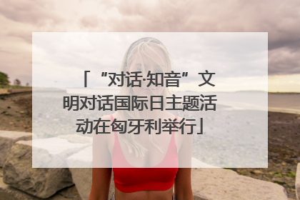 “对话·知音”文明对话国际日主题活动在匈牙利举行