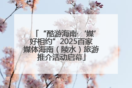 “酷游海南·‘媒’好相约”2025百家媒体海南（陵水）旅游推介活动启幕