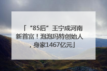 “85后”王宁成河南新首富！泡泡玛特创始人，身家1467亿元