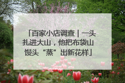 百家小店调查｜一头扎进大山，他把布袋山馒头“蒸”出新花样