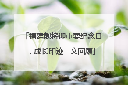 福建舰将迎重要纪念日，成长印迹一文回顾
