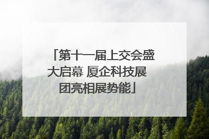 第十一届上交会盛大启幕 厦企科技展团亮相展势能