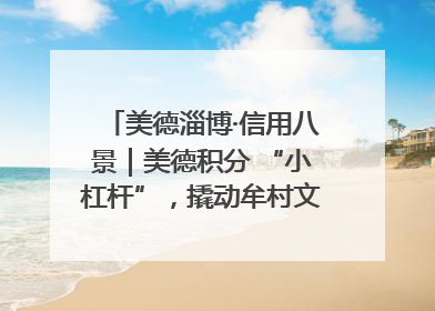 美德淄博·信用八景｜美德积分 “小杠杆”，撬动牟村文明 “大能量”