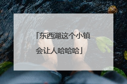 东西湖这个小镇会让人哈哈哈