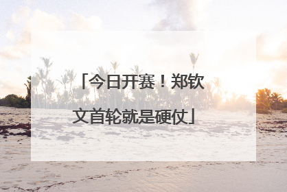 今日开赛！郑钦文首轮就是硬仗