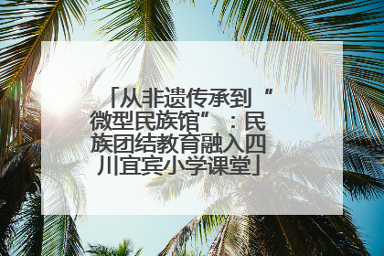 从非遗传承到“微型民族馆”：民族团结教育融入四川宜宾小学课堂