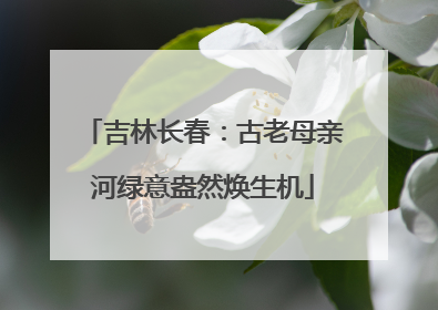 吉林长春：古老母亲河绿意盎然焕生机