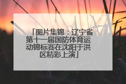 图片集锦：辽宁省第十一届国防体育运动锦标赛在沈阳于洪区精彩上演