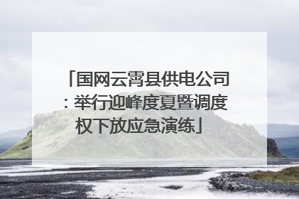 国网云霄县供电公司：举行迎峰度夏暨调度权下放应急演练