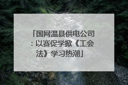 国网温县供电公司：以赛促学掀《工会法》学习热潮