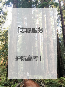 志愿服务 护航高考