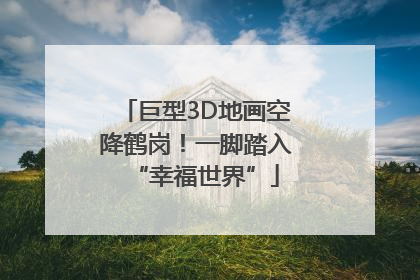 巨型3D地画空降鹤岗！一脚踏入“幸福世界”