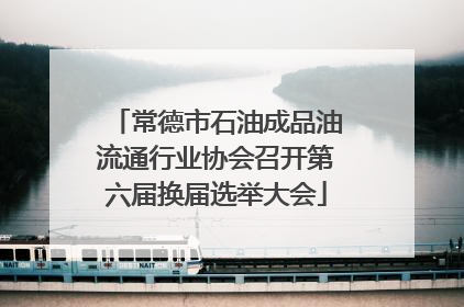 常德市石油成品油流通行业协会召开第六届换届选举大会