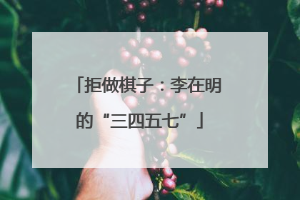 拒做棋子：李在明的“三四五七”