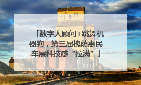 数字人顾问+跳舞机器狗，第三届槐荫惠民车展科技感“拉满”