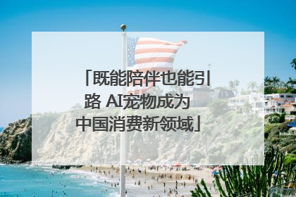 既能陪伴也能引路 AI宠物成为中国消费新领域