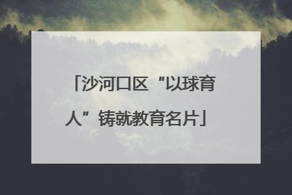 沙河口区“以球育人”铸就教育名片