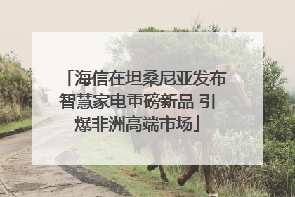 海信在坦桑尼亚发布智慧家电重磅新品 引爆非洲高端市场