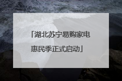 湖北苏宁易购家电惠民季正式启动