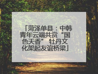 菏泽单县：中韩青年云端共赏“国色天香” 牡丹文化架起友谊桥梁