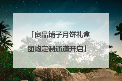 良品铺子月饼礼盒团购定制通道开启