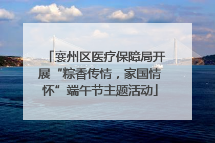 襄州区医疗保障局开展“粽香传情，家国情怀”端午节主题活动