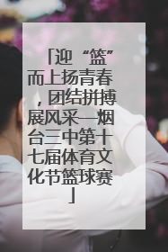 迎“篮”而上扬青春，团结拼搏展风采—烟台三中第十七届体育文化节篮球赛