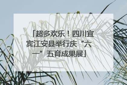 超多欢乐！四川宜宾江安县举行庆“六一”五育成果展