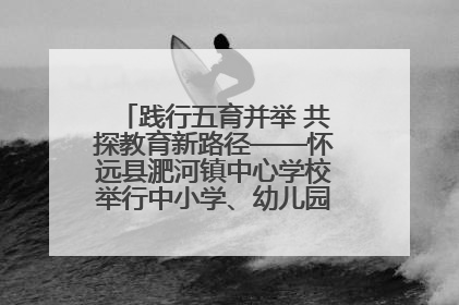 践行五育并举 共探教育新路径——怀远县淝河镇中心学校举行中小学、幼儿园班主任论坛活动