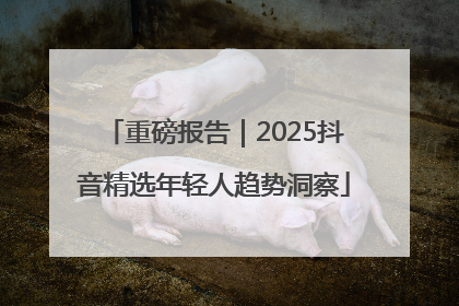 重磅报告｜2025抖音精选年轻人趋势洞察