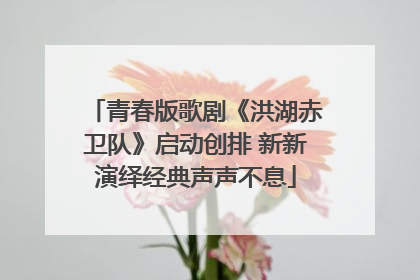 青春版歌剧《洪湖赤卫队》启动创排 新新演绎经典声声不息
