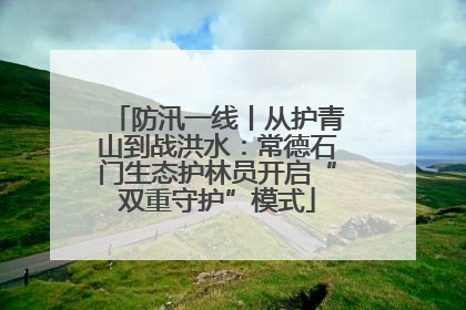 防汛一线丨从护青山到战洪水：常德石门生态护林员开启“双重守护”模式