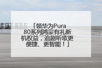 领华为Pura 80系列鸿蒙有礼新机权益，追剧听歌更便捷、更智能！