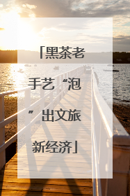 黑茶老手艺“泡”出文旅新经济