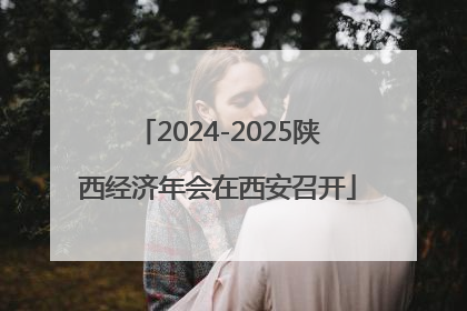 2024-2025陕西经济年会在西安召开